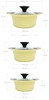 Bộ 3 nồi Ceramic đáy từ Goldsun AD06-1-3106AG-IH