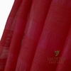 Khăn lụa tơ tằm Dệt Đố Kẻ Ngang (màu đỏ sẫm)
