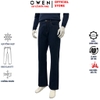 Quần Jean Nam Owen Quần Bò Nam QJT258003 màu xanh đậm dáng straight fit chất liệu demin cotton