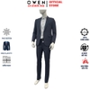 Ves bộ OWEN VES256131 màu xanh đậm dáng ôm slim fit 1 cúc tà xẻ sau Chất liệu Polyester Rayon