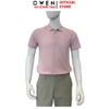 Áo thun polo Nam Tay Ngắn Có Cổ Owen APV262008 màu hồng dáng suông body fit xẻ tà chất liệu cotton poly