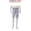 Quần Short Nam Owen SK261012 sóc kaki màu xám nhạt dáng ôm slim fit chất liệu cotton spandex