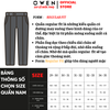 Quần kaki nam Owen QKR261006 màu be nhạt dáng suông regular fit chất liệu rayon polyester rycra