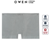 Quần Lót Nam Owen QLB232457 màu xám nhạt Kiểu sịp đùi Boxer Chất liệu Polyamide spandex