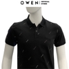 Áo Thun polo Nam Tay Ngắn Có Cổ Owen APV233171 Màu đen dáng Body Fit chất liệu cotton