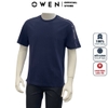 Áo Thun Nam Tay Ngắn Không Cổ Owen TS22368 màu navy dáng freesize vải cotton