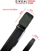 Thắt Lưng Nam Owen BELT256242 day da màu đen Mặt Khóa Trượt Tự Động Chất liệu da bò thật