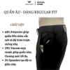 Quần Âu Nam Aristino Quần Tây ATR0390Z Màu đen 01