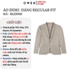 Áo Demi - Blazer Owen BL231931 màu be đậm dáng regular fit chất vải polyester