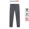 Quần Tây Nam Owen QRT242807 màu xám dáng suông regular fit cạp tăng đơ chất liệu TR spandex