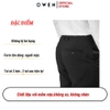 Quần Tây Nam Owen QST242915R màu đen trơn dáng ôm slim fit cạp tăng đơ chất liệu nano