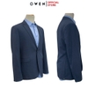 Áo Demi - Blazer Owen BL241351 màu xanh đậm dáng regular fit 1 cúc tà xẻ hai bên chất liệu TR Spandex
