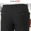 Quần Tây Nam Owen QST242915R màu đen trơn dáng ôm slim fit cạp tăng đơ chất liệu nano