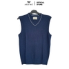 Áo len nam Aristino AJLU01BZ kiểu Gile casual màu xanh tím than 45