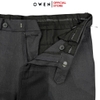 Quần Tây Nam Owen QST242822 Màu xám đậm kẻ caro chìm Dáng Slimfit cạp tăng đơ Chất liệu Nano