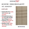 Áo Sơ Mi Nam Tay Dài Owen AR240575DT màu nâu kẻ dáng suông regular fit tà lượn có túi chất liệu modal poly