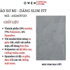 Áo Sơ Mi Nam Tay Dài Owen AS240572D màu xám họa tiết dáng ôm slim fit tà lượn không túi chất liệu modal poly
