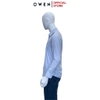 Áo Sơ Mi Nam Tay Dài Owen AR240748DT màu xanh nhạt dáng reguler fit chất liệu Knit