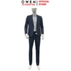 Ves bộ OWEN VES256131 màu xanh đậm dáng ôm slim fit 1 cúc tà xẻ sau Chất liệu Polyester Rayon