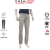Quần kaki nam Owen QKR261000 màu xám nhạt dáng suông regular fit chất liệu cotton spandex