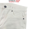 Quần Jean Nam Owen Quần Bò Nam QJT258000 màu be nhạt dáng straight fit chất liệu demin cotton