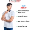 Áo Thun polo Nam Tay Ngắn Có Cổ Owen APT231405 màu trắng dáng body fit vải cotton