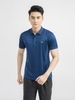 Áo Thun Polo Nam Cổ Bẻ Aristino APS030S1 Hai Màu Xanh Tím Than Trắng Dáng Regular Fit Chất Liệu Polyester