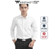 Áo Sơ Mi Nam Tay Dài Aristino ALSR09 Màu Trắng Kiểu Dáng Slim Fit Chất Liệu Sợi Tre