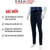 Quần Tây Nam Owen QST263037 màu đen dáng ôm slim fit cạp tăng đơ chất liệu nano