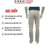 Quần kaki nam Owen QKR261000 màu xám nhạt dáng suông regular fit chất liệu cotton spandex