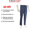 Quần Tây Nam Owen QR263057 màu xanh đậm dáng suông regular fit chất liệu nano