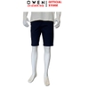Quần Short Nam Owen SK261016 sóc kaki màu xanh tím than dáng ôm slim fit chất liệu cotton spandex