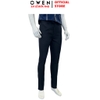 Quần Tây Nam Owen QST263037 màu đen dáng ôm slim fit cạp tăng đơ chất liệu nano