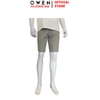 Quần Short Nam Owen SV263019 màu rêu dáng J-Form chất liệu polyester