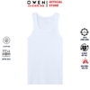 Áo Ba Lỗ Nam Owen LAW263143 màu trắng dáng body fit chất liệu cotton
