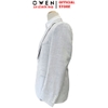 Áo Demi - Blazer Owen BLR256115 màu xám dáng suông regular fit 1 cúc tà xẻ giữa chất liệu polyester