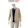 Áo Demi - Blazer Owen BLR265703 màu be Dáng Regular Fit Vải Polyester