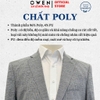 Áo Demi - Blazer Owen BLS256122 màu xám dáng ôm slim fit 1 cúc tà xẻ hai bên chất liệu polyester PU