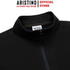 Áo Halfzip Nam Aristino AHZ005BH0 Regular Fit – Đen 18 / Xám 12