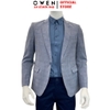 Áo Demi - Blazer Owen BL220692 kẻ caro ghi dáng regular fit Chất Liệu Polyester