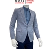 Áo Demi - Blazer Owen BL220692 kẻ caro ghi dáng regular fit Chất Liệu Polyester