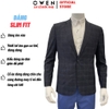 Áo Demi - Blazer Owen BL231703 kẻ caro lớn xám đậm dáng slim fit Chất Liệu Polyester