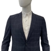 Áo Demi - Blazer Owen BL231703 kẻ caro lớn xám đậm dáng slim fit Chất Liệu Polyester