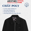 Áo khoác Aristino AJK033BS0 Áo khoác 2 lớp Màu: Đen 1, Nâu 150, Xám 47, Xanh tím than 41