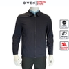 Áo Khoác Jacket Owen JK220722 màu navy trơn dáng regular fit vải polyester