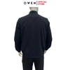 Áo khoác Jacket Owen JK256171 màu xanh tím than dáng regular fit, cổ cao 3 phân, khóa kéo, tay và gấu bo chun chất liệu Nylon Spandex