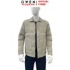 Áo khoác Jacket Owen JK256176 màu be dáng suông regular fit chất liệu polyester