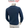 Áo Len Nam Owen ALC256020 màu xanh tím than dáng suông regular fit cổ tròn chất liệu Acrylic