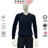 Áo len nam Owen ALC256041 màu xanh tím than dáng ôm slim fit chất liệu Acrylic polyester
