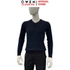 Áo len nam Owen ALC256041 màu xanh tím than dáng ôm slim fit chất liệu Acrylic polyester
